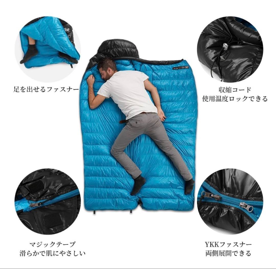 10h51 美品 Naturehike CW400 ダウン寝袋 M