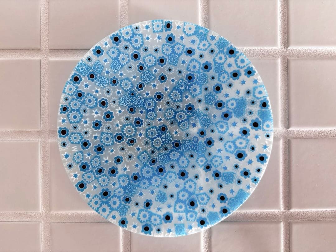 エルコーレモレッティ　ミレフィオーリ フラットプレート13cm 【2枚セット】