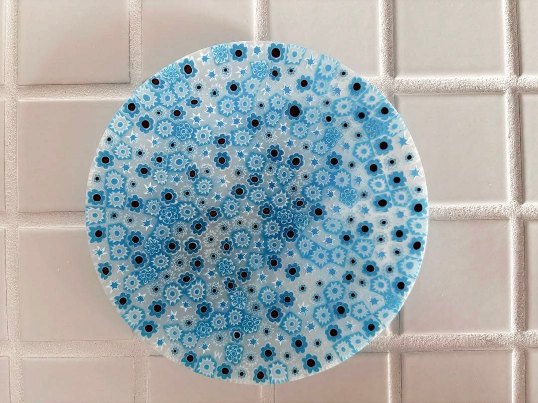 エルコーレモレッティ　ミレフィオーリ フラットプレート13cm 【2枚セット】