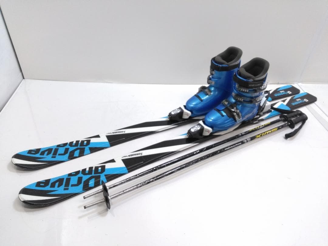 ジュニアスキー4点セット スワロー 140cm ブーツ 24cm ◇