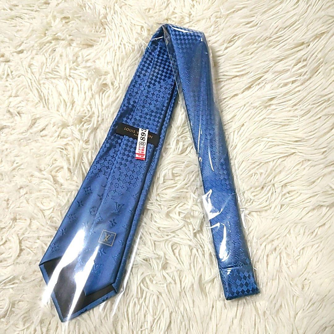 美品 クリーニング済み 箱付き ✨️ ルイヴィトン ミックスモノグラム ネクタイ