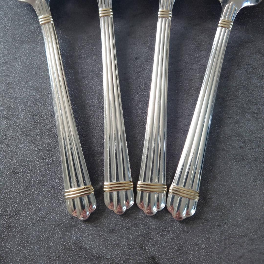 格安 希少 クリストフル アリアゴールドリング コーヒースプーン 4点