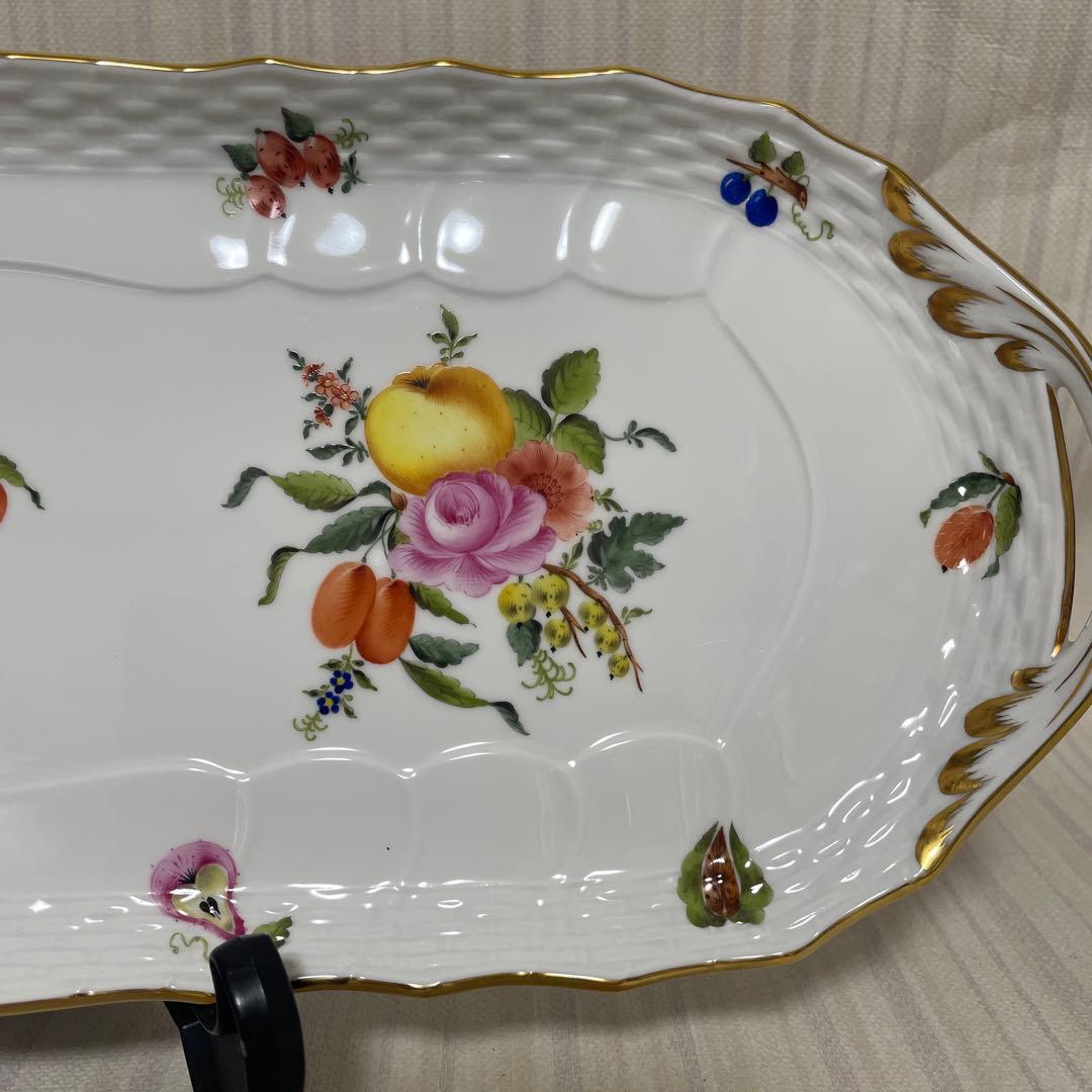 ヘレンド フルーツ柄 トレイ プレート サンドイッチプレート