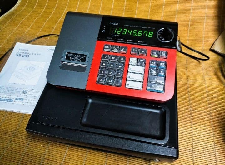カシオレジスター　SE-S30　人気機種　送料無料　811201