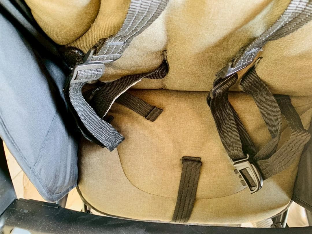 64Z送料込 joie エヴァライトデュオ 2人乗りベビーカー ベージュ 中古品