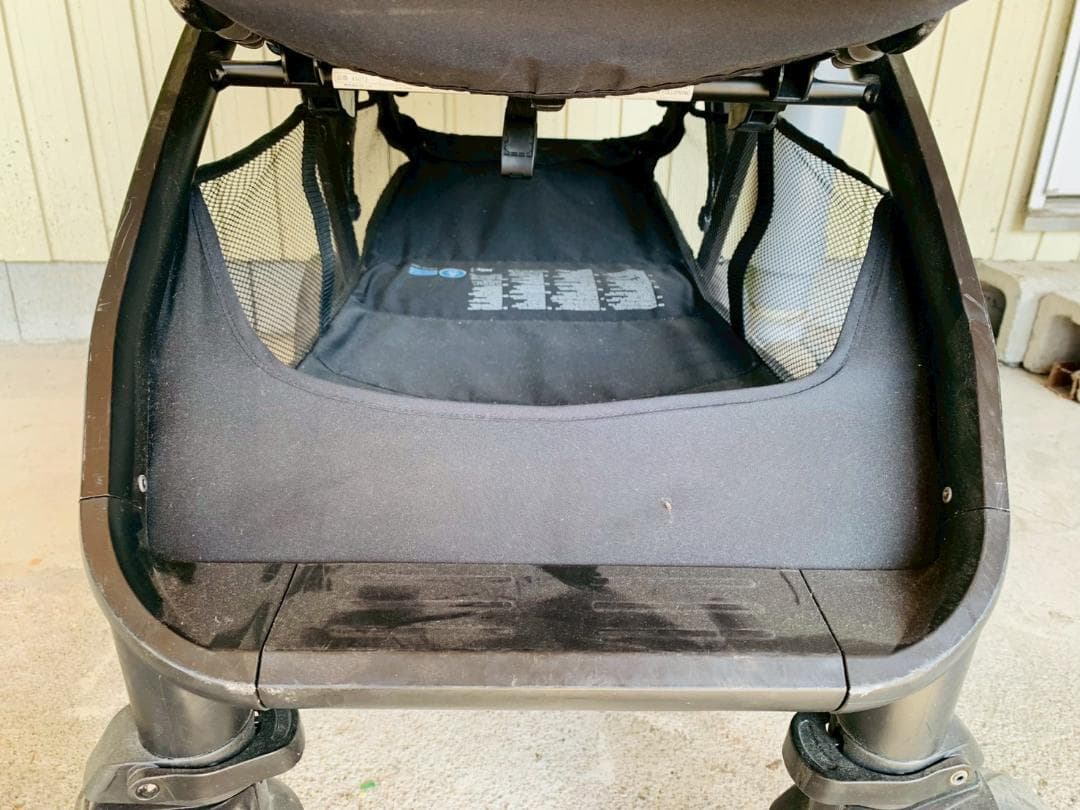 64Z送料込 joie エヴァライトデュオ 2人乗りベビーカー ベージュ 中古品