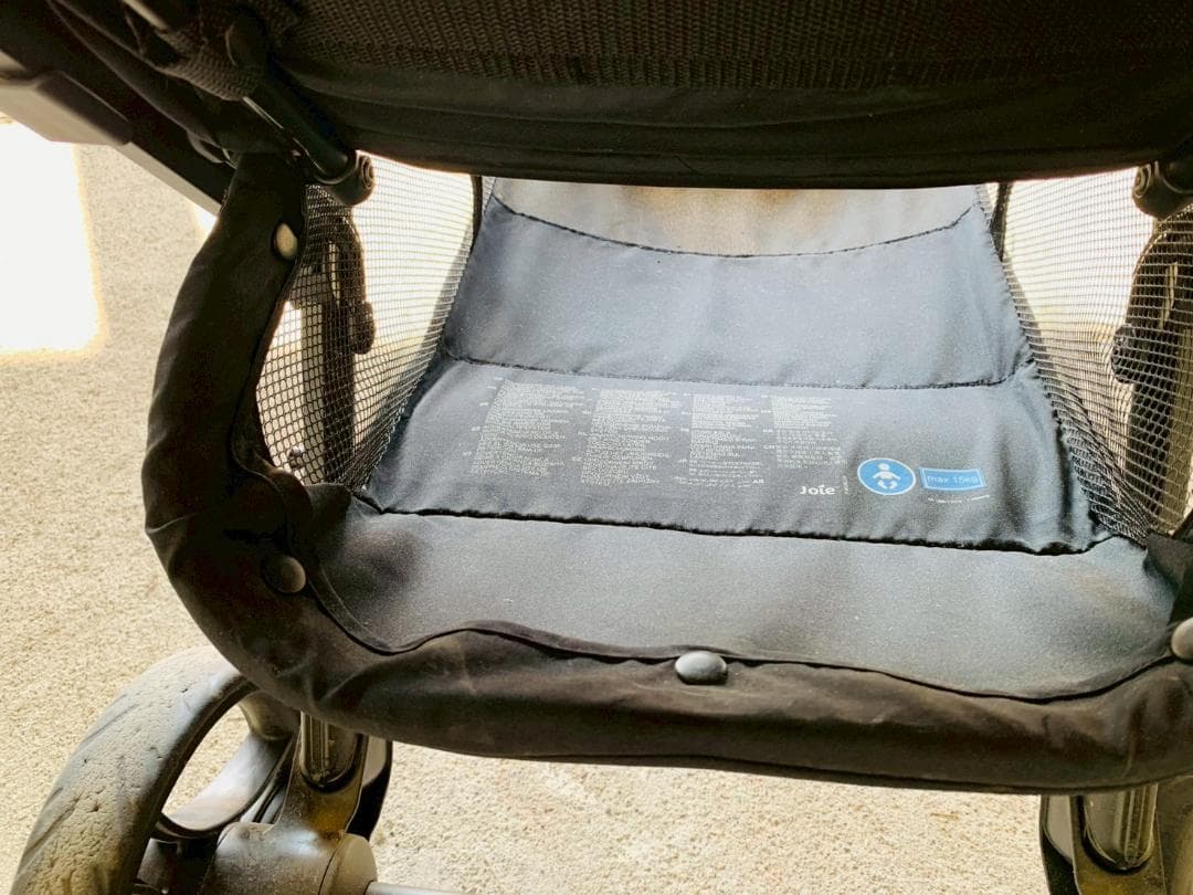 64Z送料込 joie エヴァライトデュオ 2人乗りベビーカー ベージュ 中古品