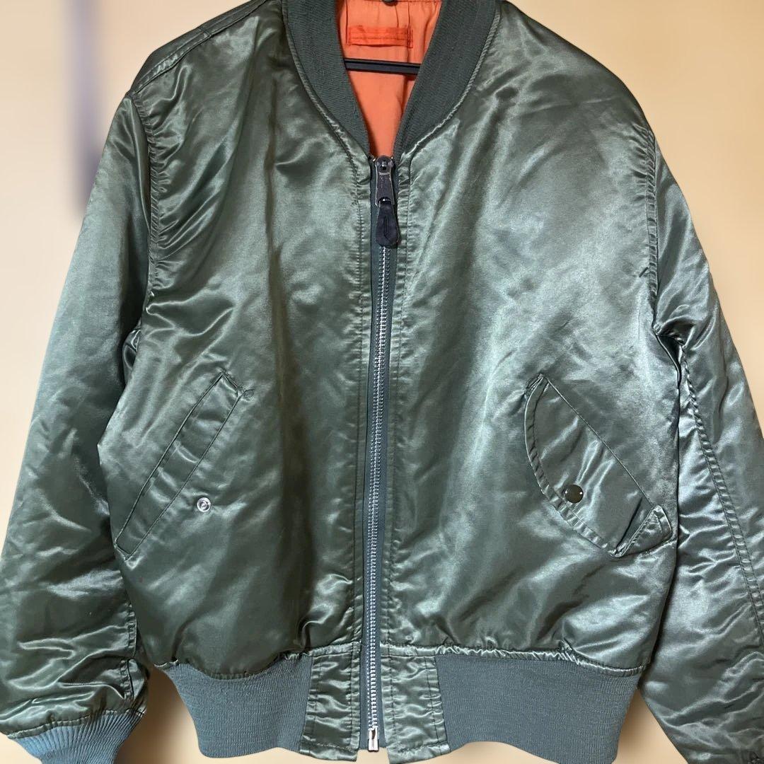 [USA製]CORINTH コリンス MA-1 90s IDEALジップLサイズ