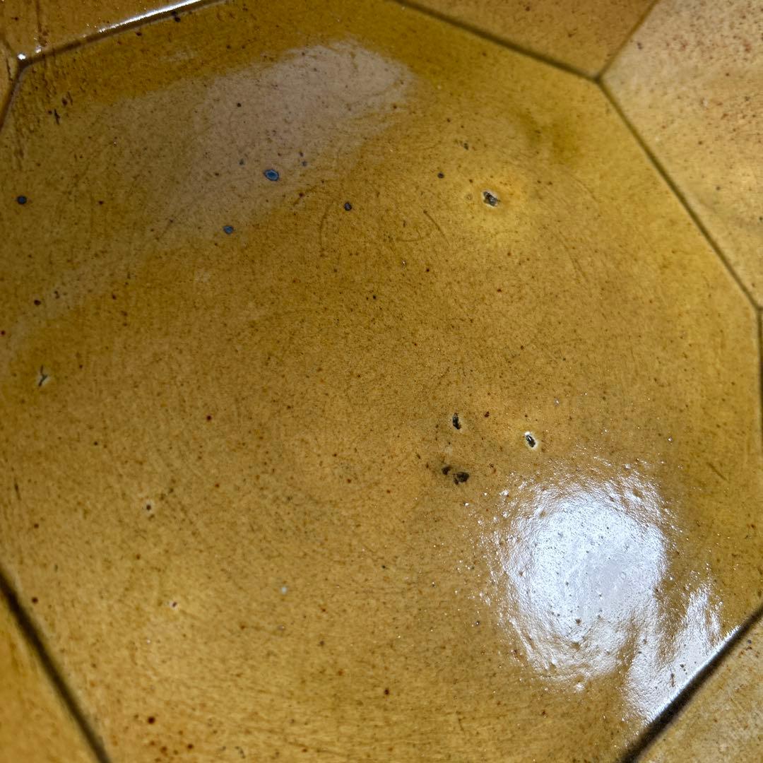 作家　陶芸作家　八角鉢　9寸　サラダ鉢　大鉢