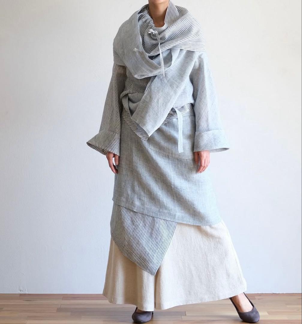 スコットさん専用 usaato ヘンプコットン 無限大ジャケット ベルト付 新品