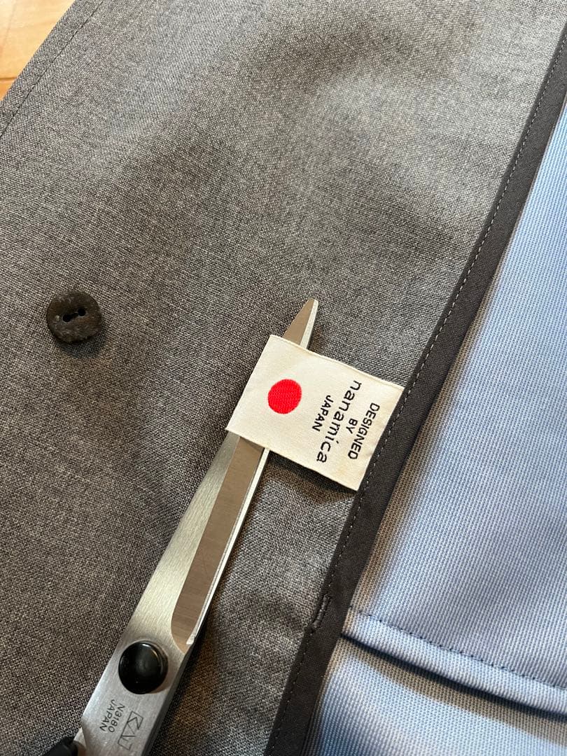 nanamica WOOL GORE-TEX ステンカラーコート グレー