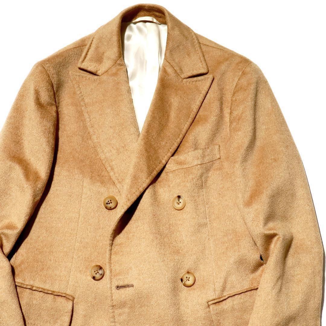COLOMBO （エディフィス）チェスターコート カシミヤ混キャメル46