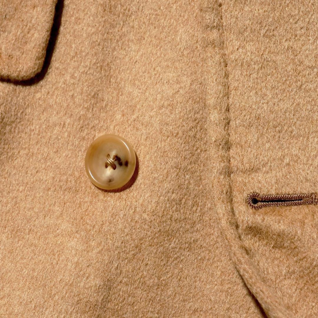 COLOMBO （エディフィス）チェスターコート カシミヤ混キャメル46