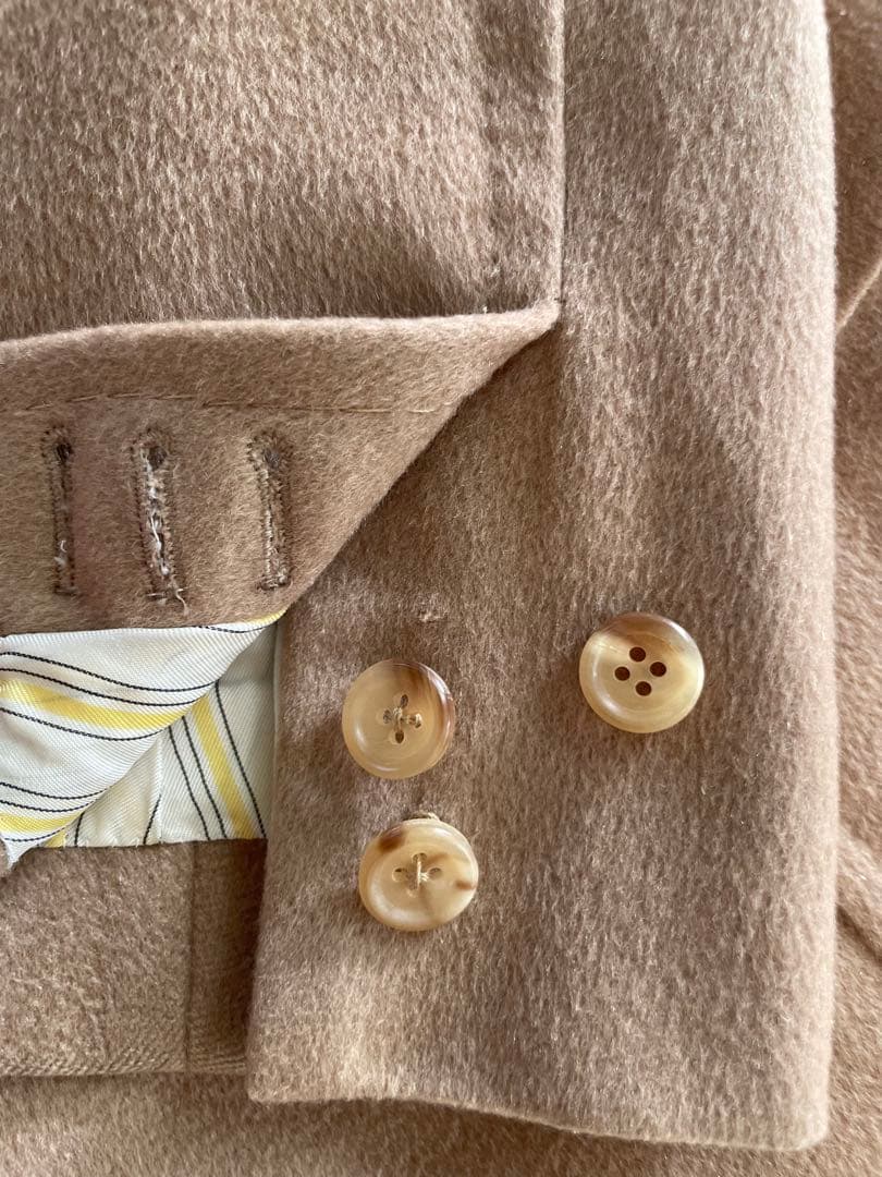 COLOMBO （エディフィス）チェスターコート カシミヤ混キャメル46