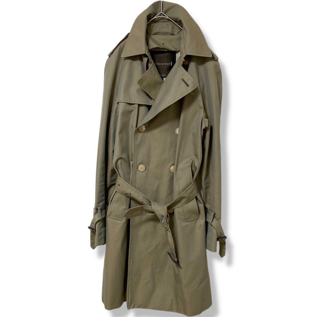 八木通商 Mackintosh トレンチコート カーキ　ソラーロ 36 英国製