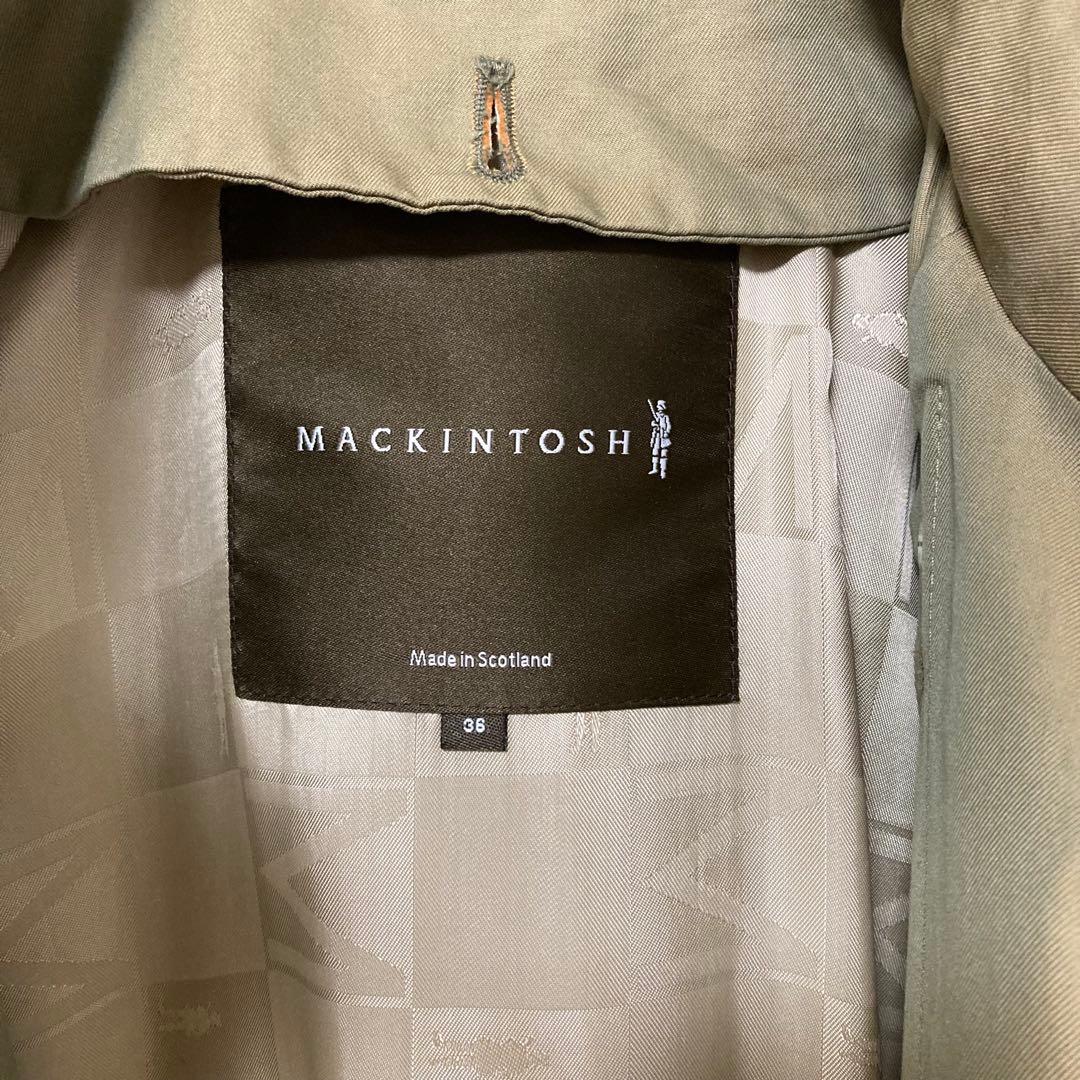 八木通商 Mackintosh トレンチコート カーキ　ソラーロ 36 英国製