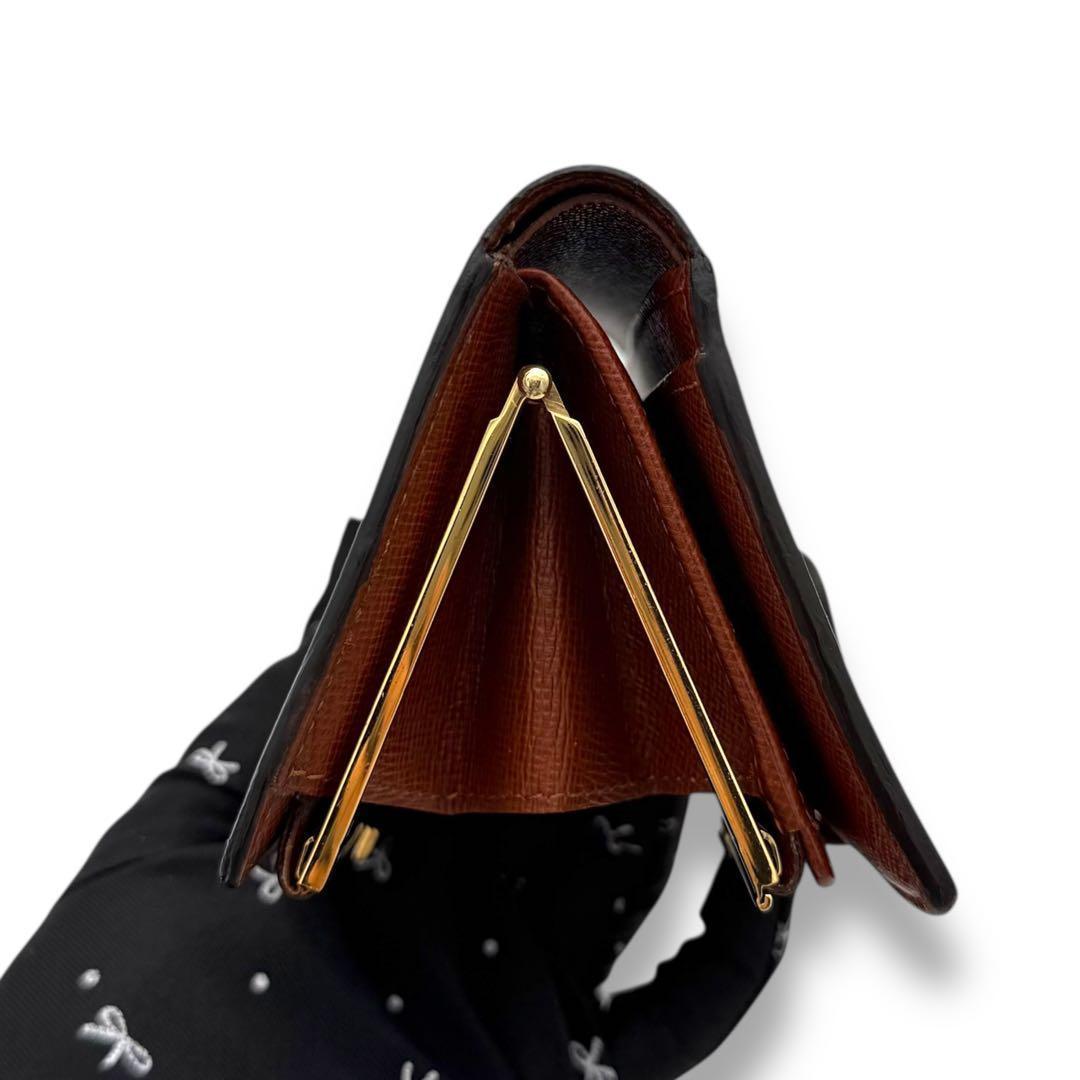 【美品】　ルイヴィトン がま口財布 モノグラム ポルトフォイユ ヴィエノワ