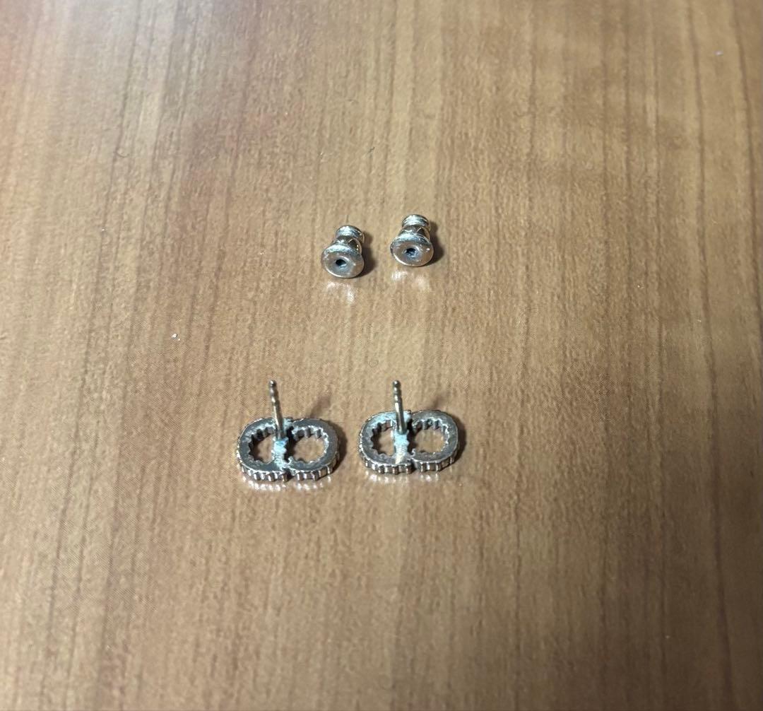 Dior Clair D Lune ピアス　ゴールド