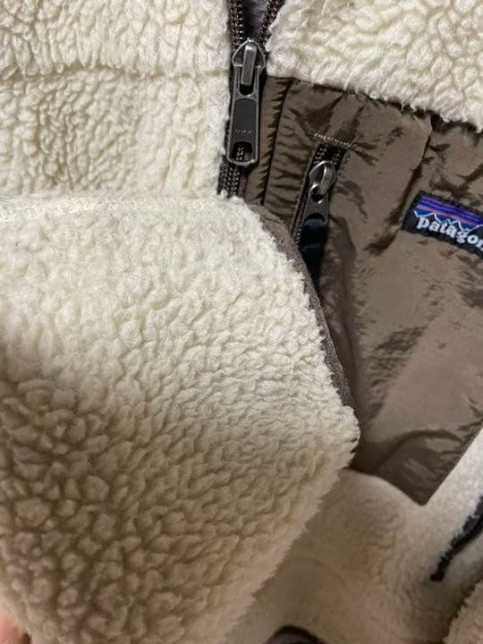 パタゴニア　patagonia　クラシックレトロ　ブラウンフリースボアジャケット