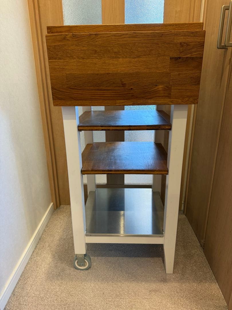 IKEA 【廃盤・美品】ステンストルプ　キッチンワゴン　文京区千石手渡し