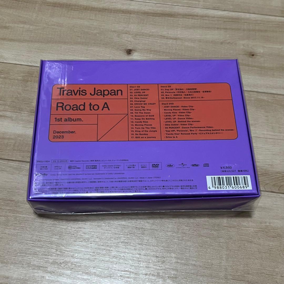 新品未開封Travis Japan Road to A FC限定盤Blu-ray