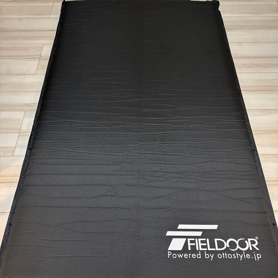 FIELDOOR インフレータブルマット Lサイズ 厚さ5cm 幅約120cm