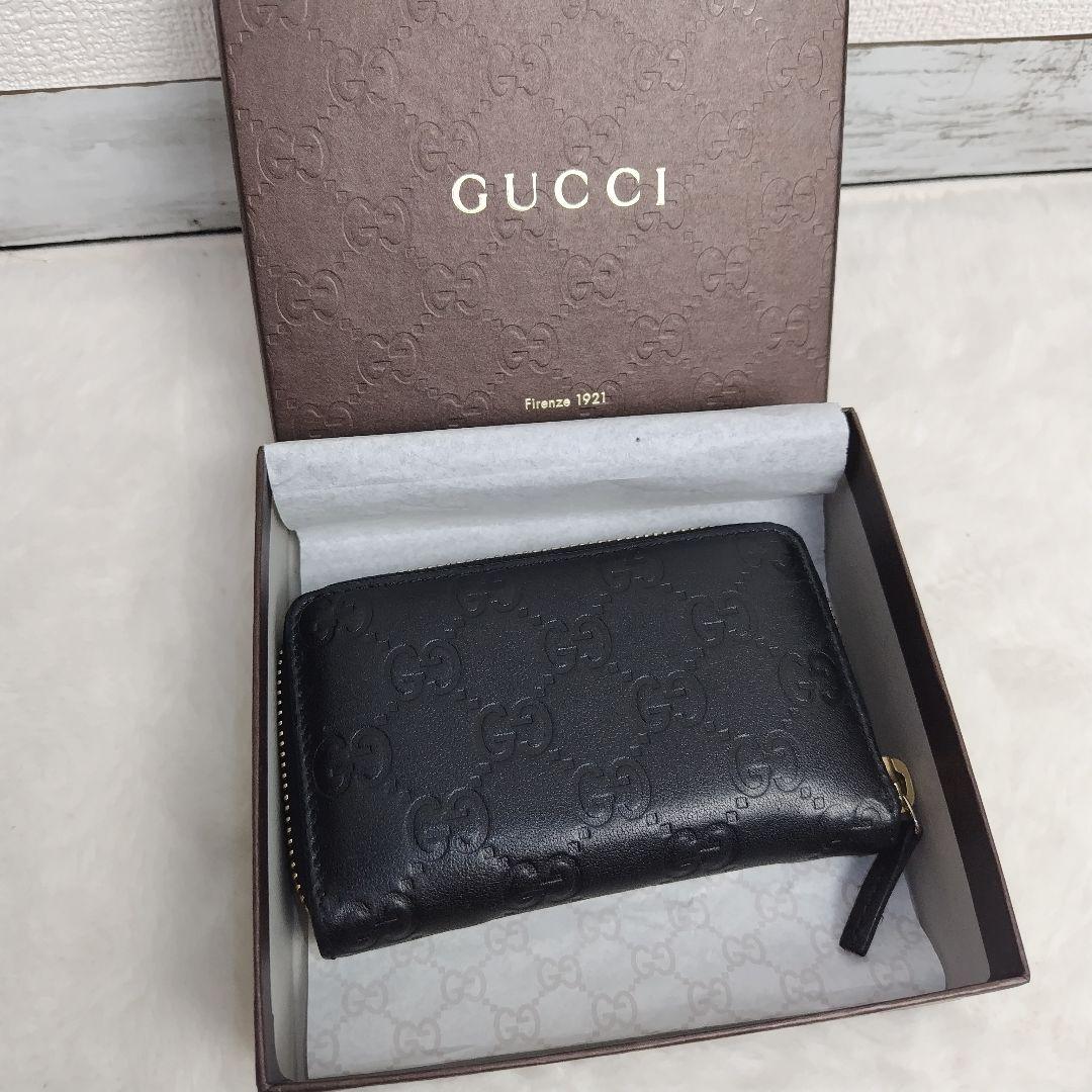 ✨極美品✨️ GUCCI グッチ シマ ケース カードケース 付属品完備