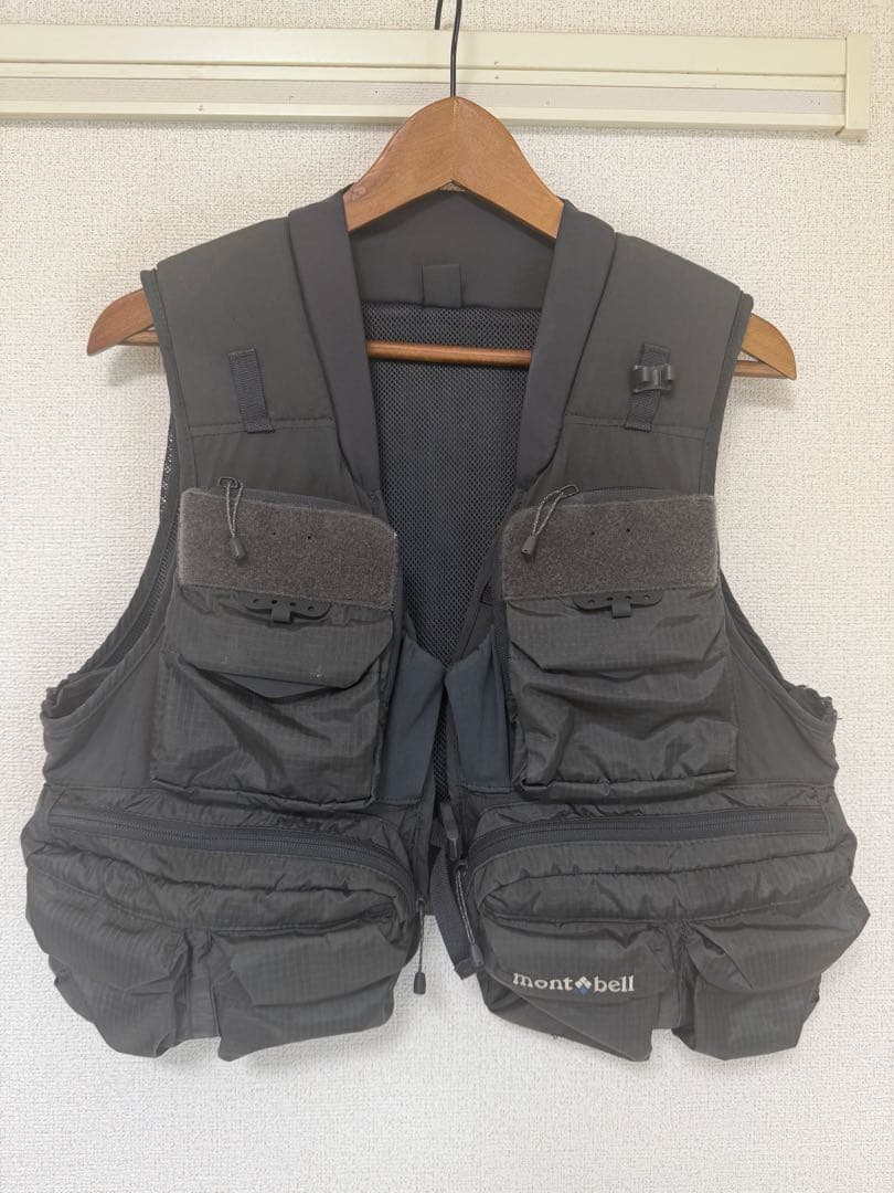 モンベル アジャスタブル アングラーベスト M 渓流釣り フライフィッシング