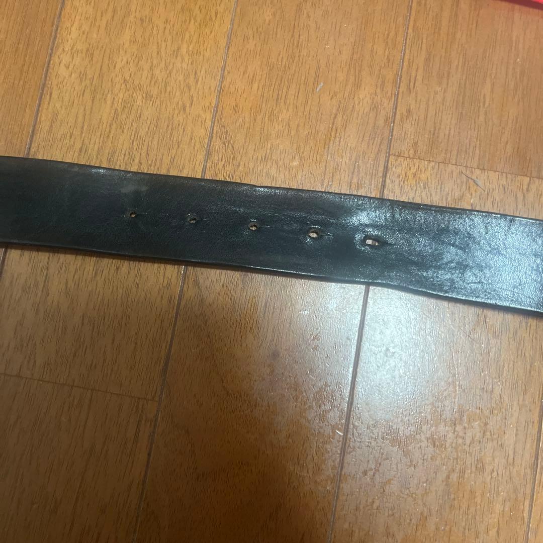 DIESEL 黒レザーベルト　32インチ