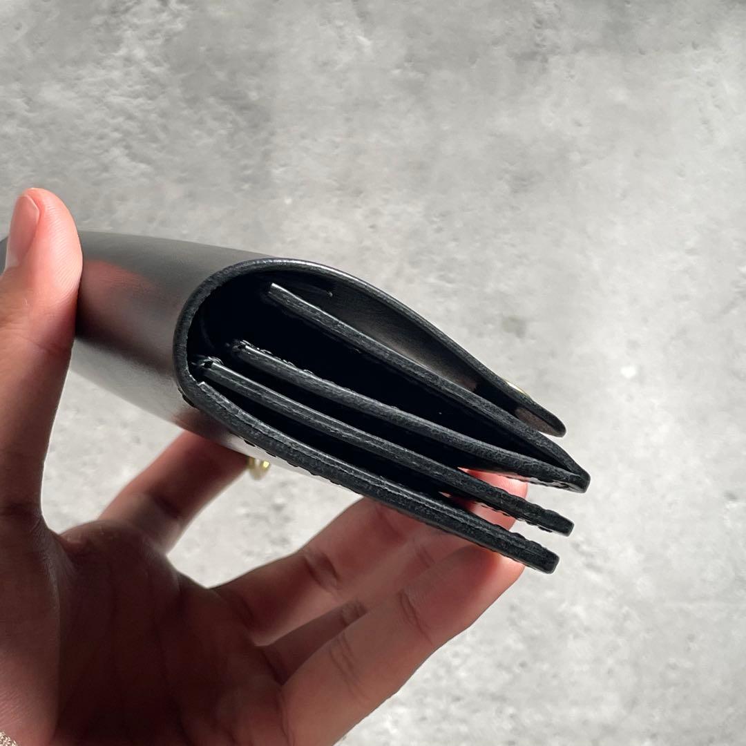 トラッカーウォレット ミドル 真鍮チェーン付 本革 ヌメ革　バイカー　無骨