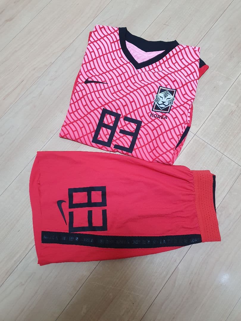 Nike 韓国代表 サッカー上下セット 83番選手実着