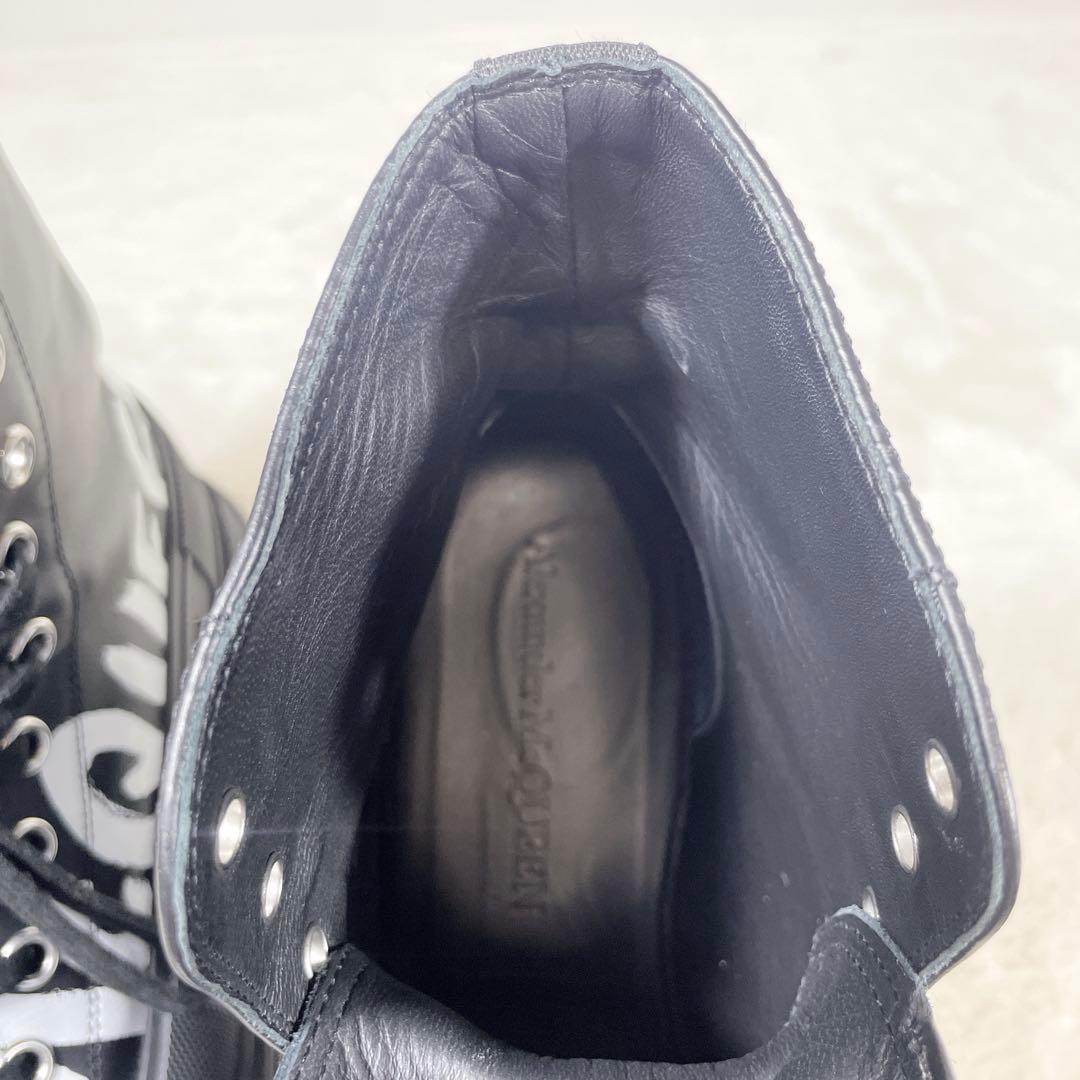 Alexander McQueen スニーカー 厚底 レザー ロゴ 27