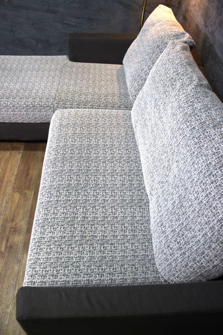 首都圏送無料〜KEYUCA フェザー　オーダーカウチ ソファ プレミアム布ケユカ