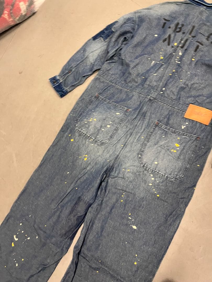 専用 希少 TOBILA　CLデニム リメイク加工 オールインワン　つなぎ