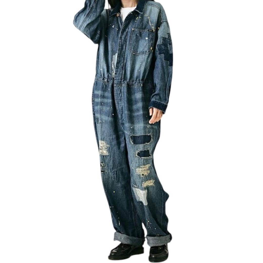 専用 希少 TOBILA　CLデニム リメイク加工 オールインワン　つなぎ