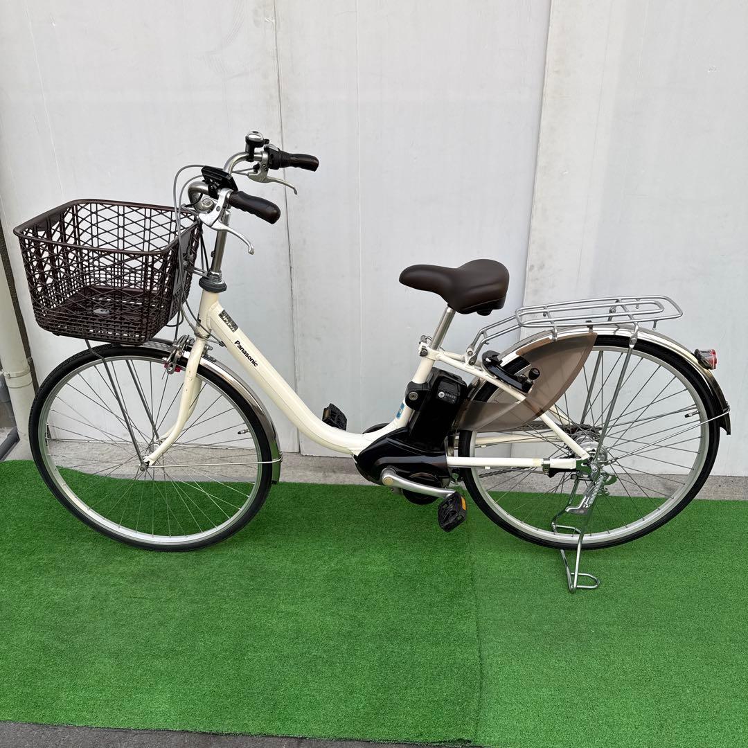 Panasonicパナソニック電動アシスト自転車26インチ 16Ah ホワイト