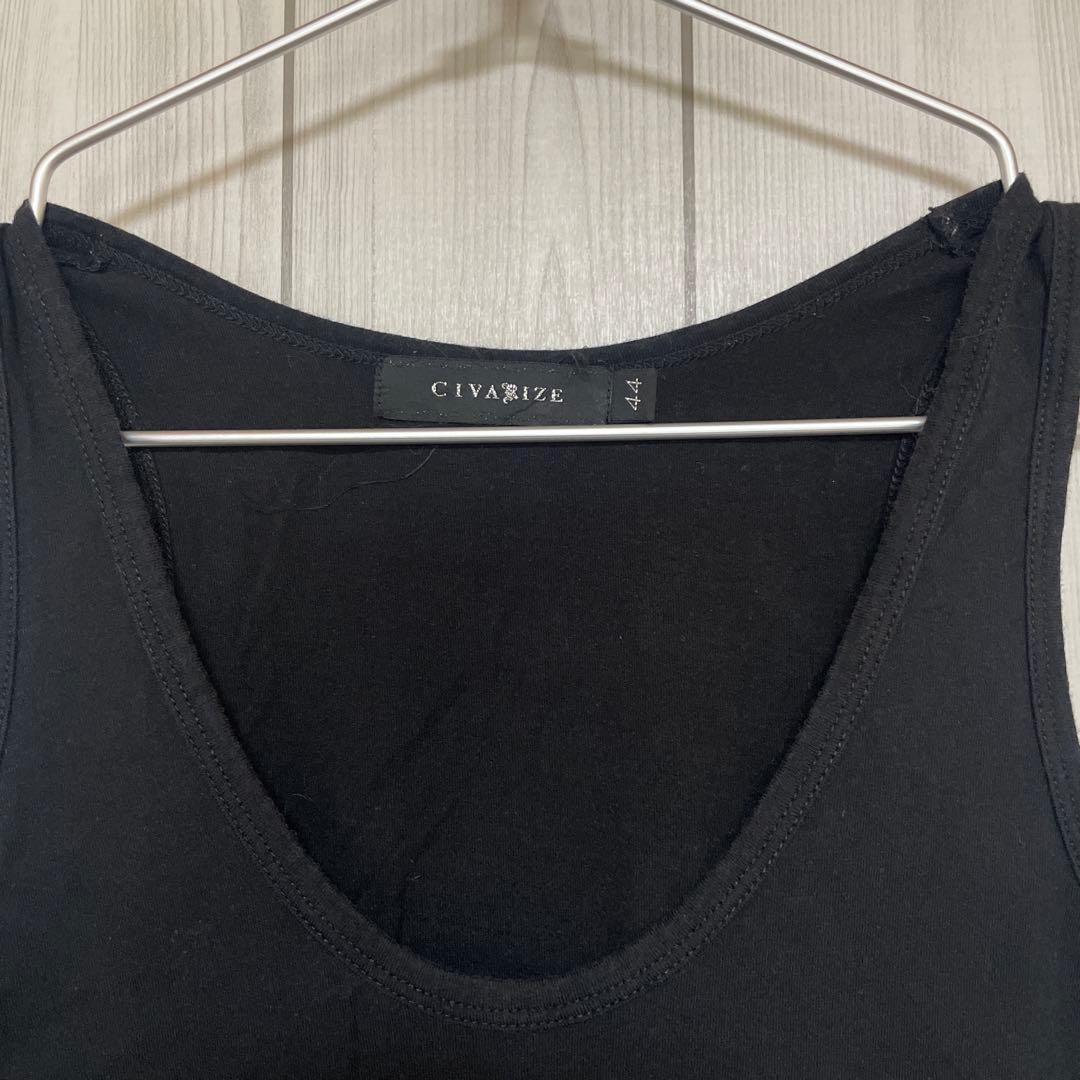 00s CIVARIZE アシンメトリー タンクトップ ダメージレイヤード