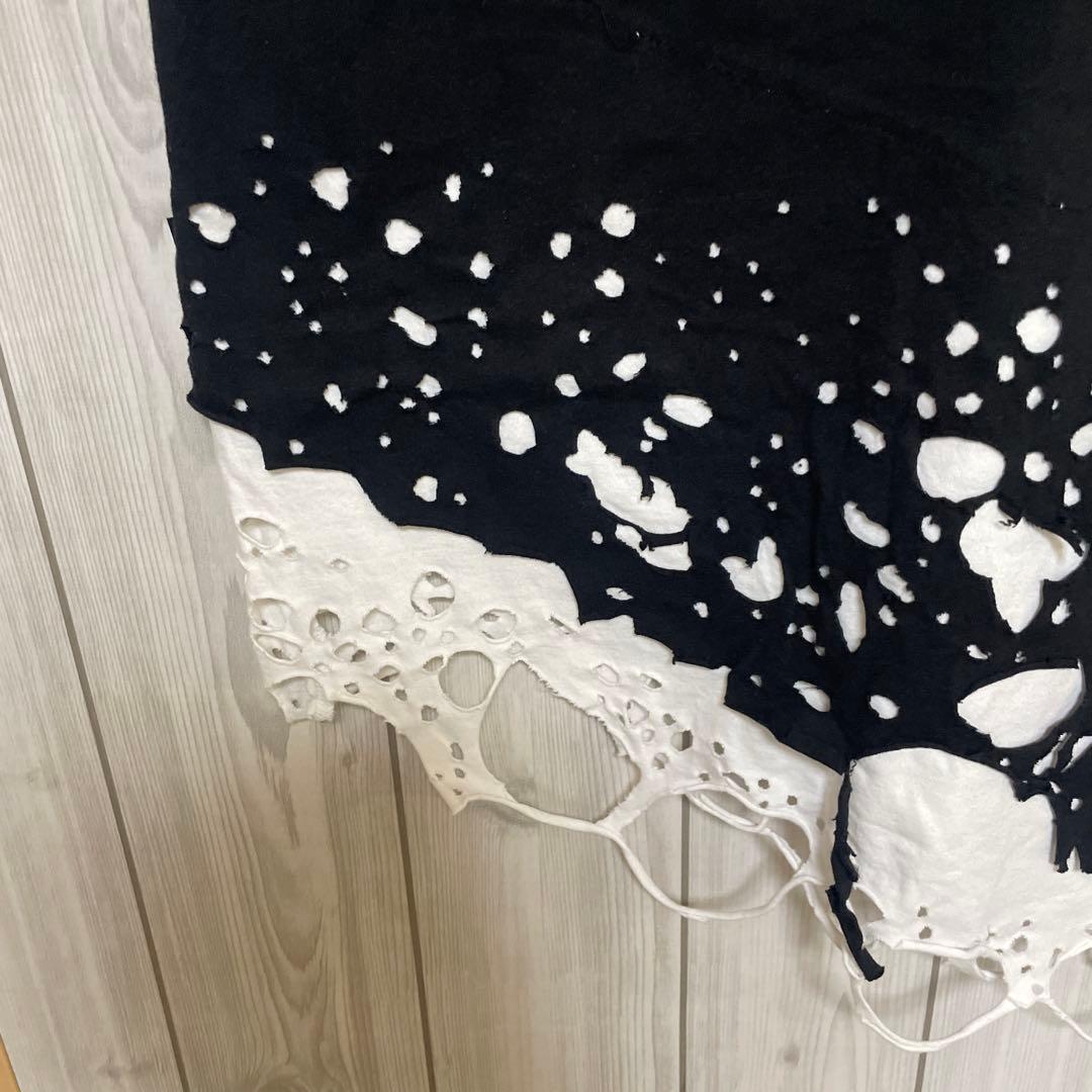 00s CIVARIZE アシンメトリー タンクトップ ダメージレイヤード