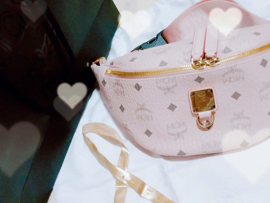 MCM ウエストポーチ ピンク