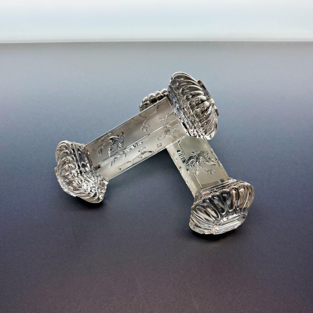 訳あり オールド バカラ ルネッサンス ナイフレスト 2個 ペア セット レア