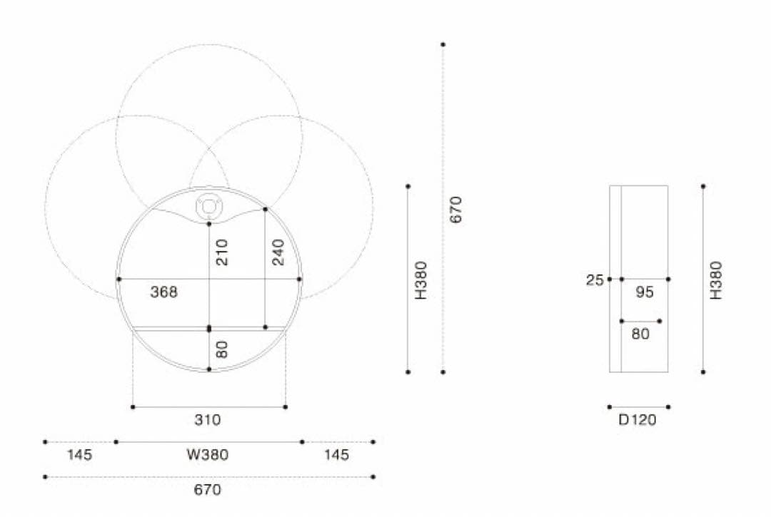 【新品未使用】大雪木工moon 壁掛け収納　収納ラック　インテリア　日本製