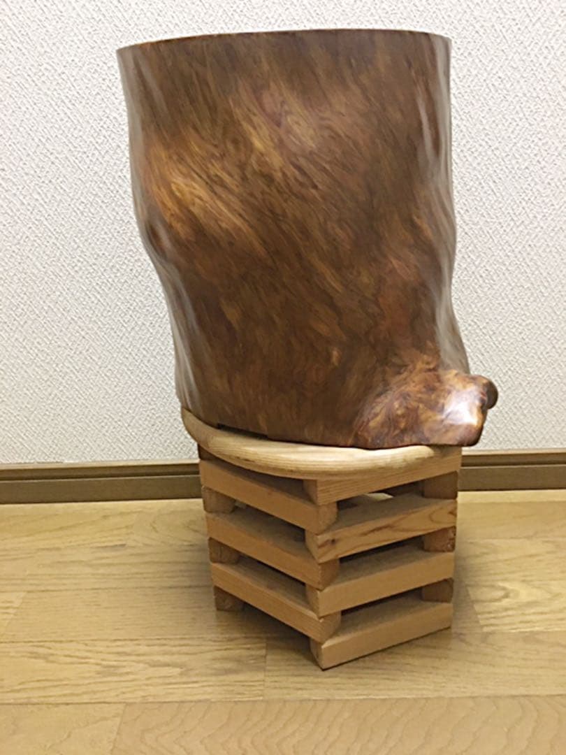 ⭐️未使用⭐️屋久杉⭐️火鉢⭐️鉢カバー⭐️置物⭐️