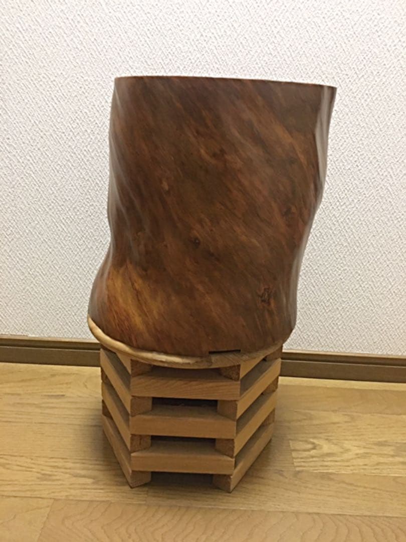 ⭐️未使用⭐️屋久杉⭐️火鉢⭐️鉢カバー⭐️置物⭐️