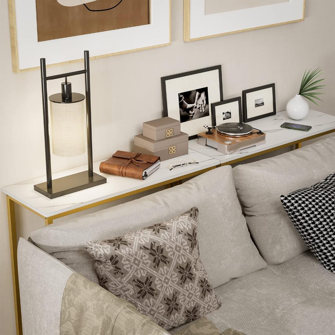 玄関収納 大理石調 高級感のある コンソール サイドテーブル