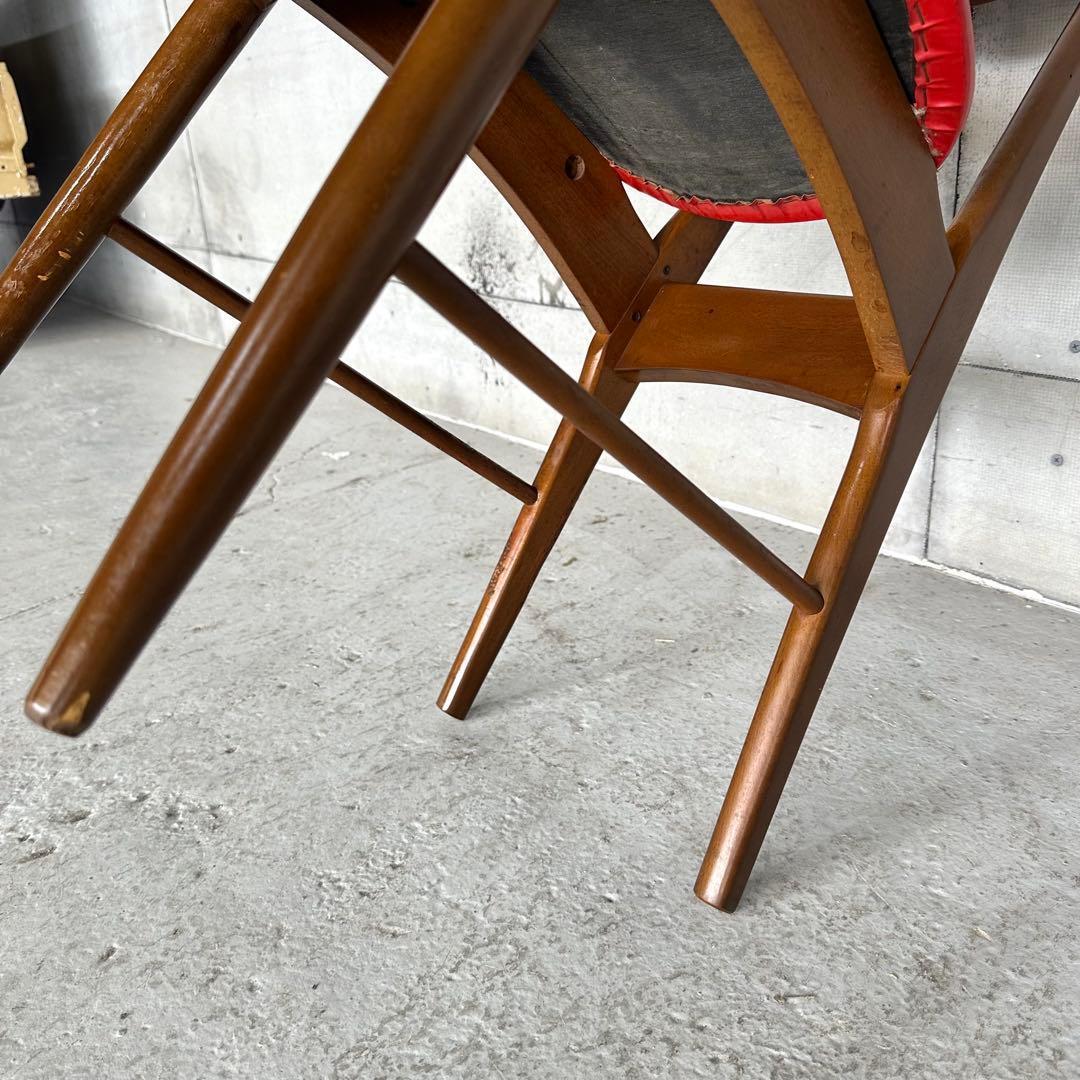 ★1960年代★ 昭和レトロ ダイニングチェア ミッドセンチュリー 木製椅子①