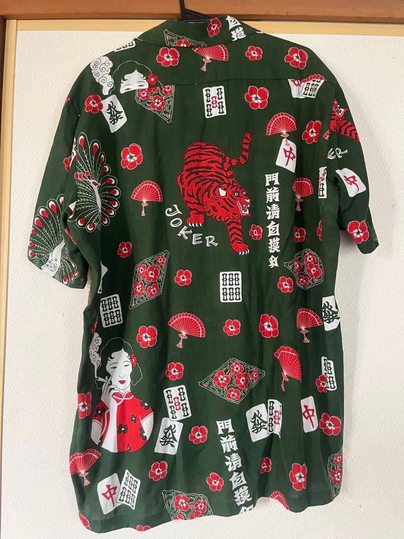 Eanbe XL アロハシャツ 和風デザイン