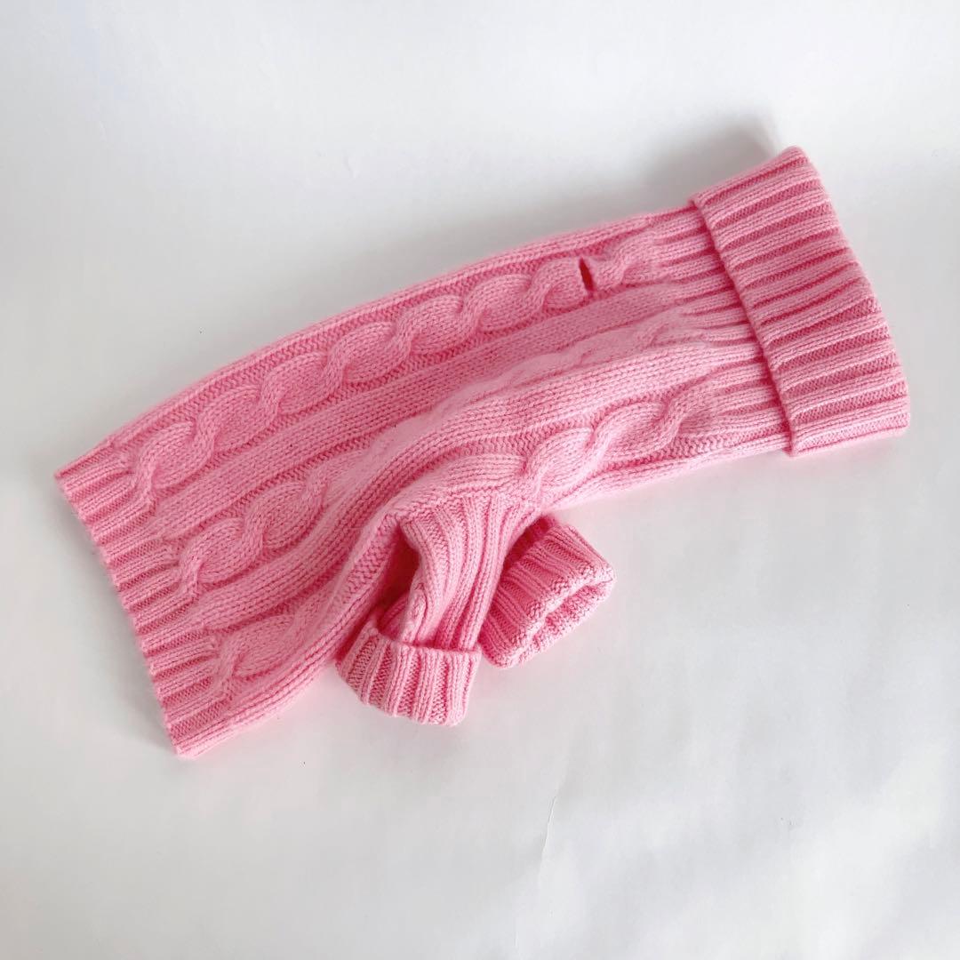 ラルフローレン　カシミア　タートルネック　犬服　S