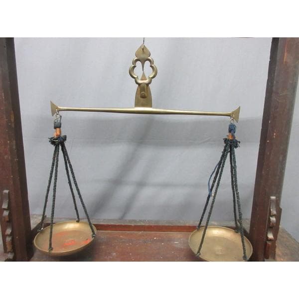 分銅12個と天秤台 [B28243]