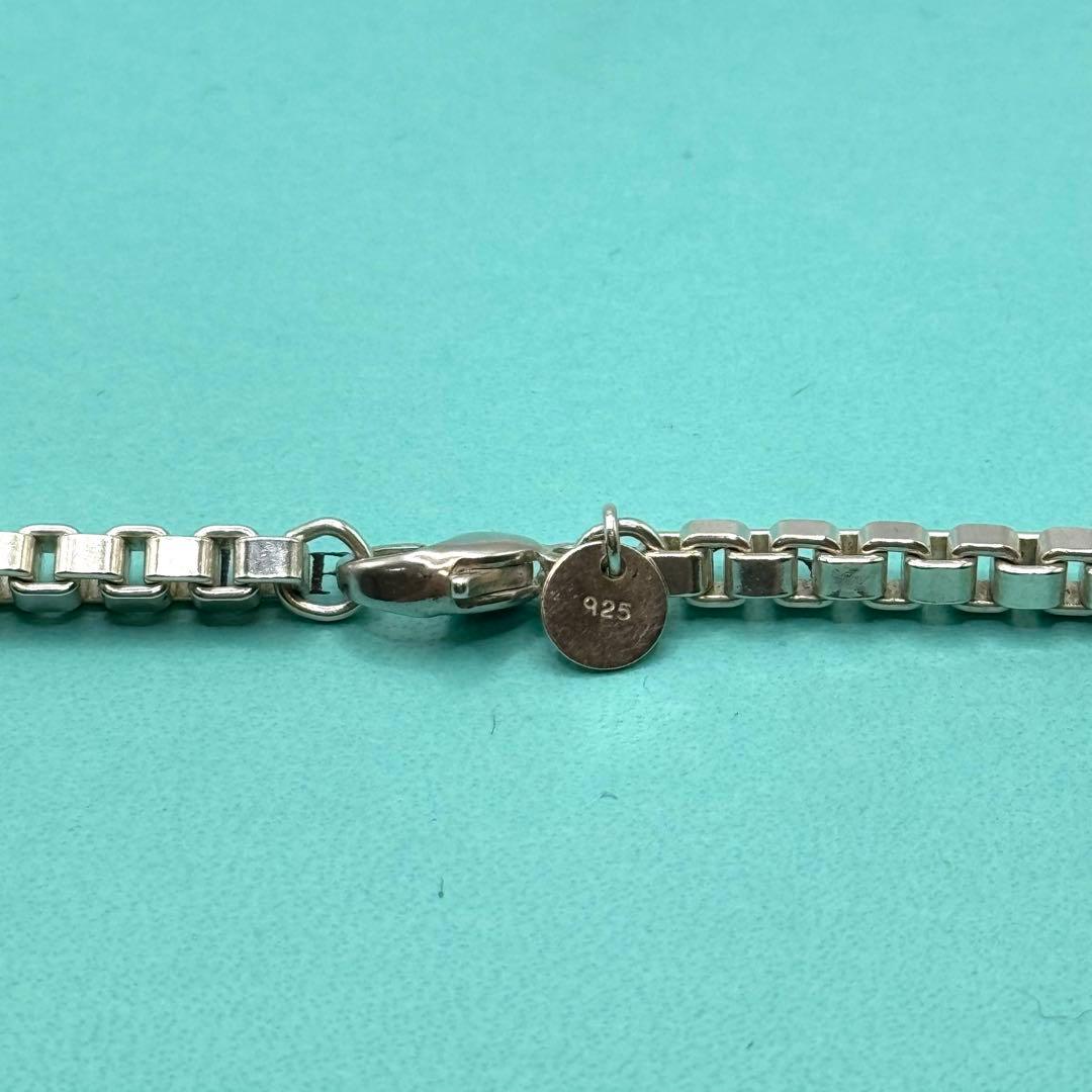 美品 ティファニー ネックレス ベネチアン シルバー 925 二重ブレスレット