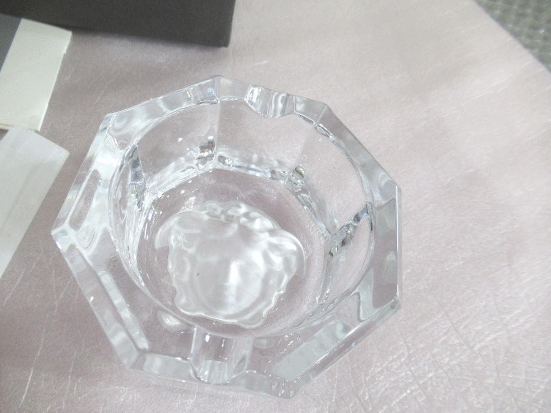 VERSACE ヴェルサーチ　灰皿　アッシュトレイ　メデューサ　クリスタルガラス